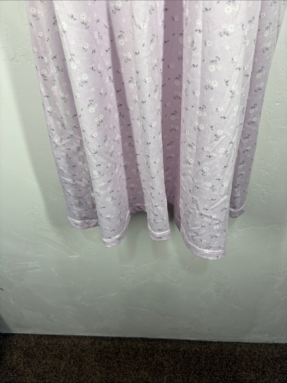 Rene Rofe Light Lavender Floral Lace-Trim Chemise size XL - Picture 5 of 11
